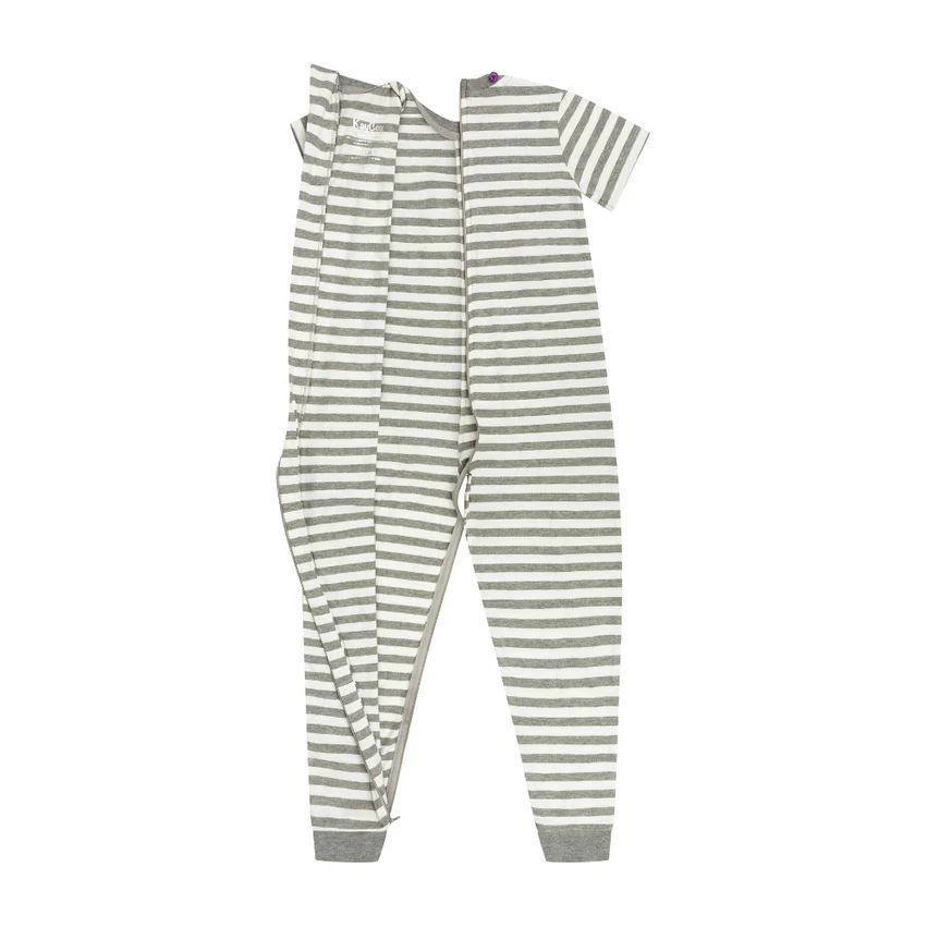 Kaycey Bodysuit For kids with Special Needs ZipBack Short Sleeve Long Legs - Picture 12 of 23