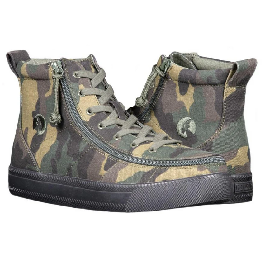 Billy Footwear Men’s High Top Canvas Shoes – Adaptive Zip, Easy On/Off Design - Picture 8 of 13