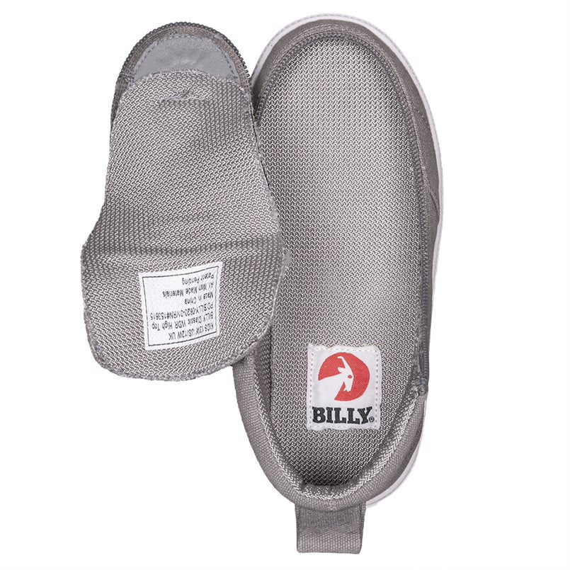 Billy Footwear Kids High Top Canvas Shoes – FlipTop Zip, Easy On/Off - Picture 8 of 34