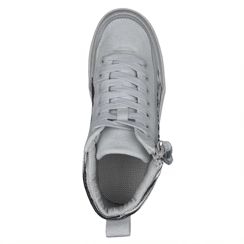 Billy Footwear Kids High Top Canvas Shoes – FlipTop Zip, Easy On/Off - Picture 33 of 34