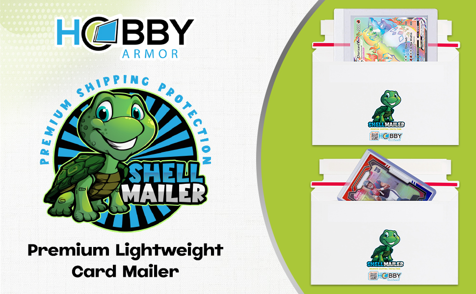 Shell Mailer by Hobby Armor - Premium Trading Card Envelopes - Easy Card Mailers