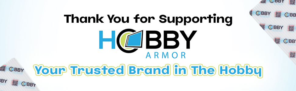 Hobby Armor Plastic Graded Card Shipping Protectors 4"x6", Multi-Color Print