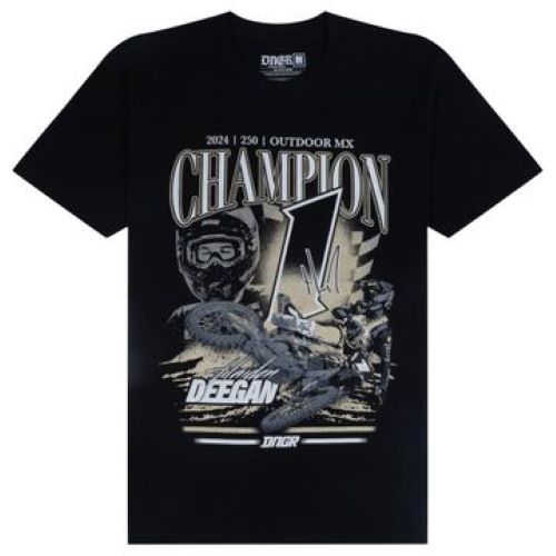 Deegan Mx Gold Tee Shirt Limited Edition Black