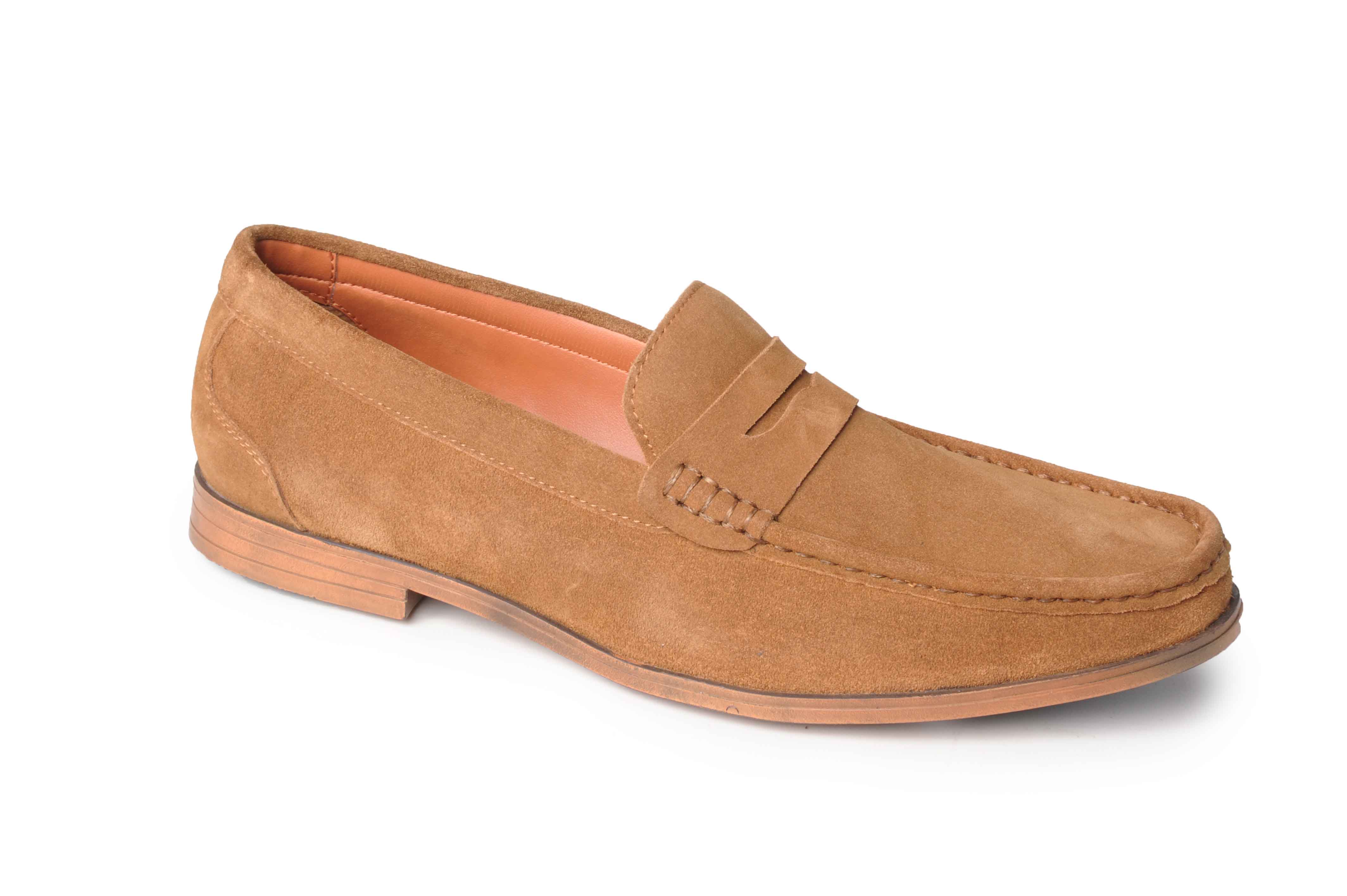 Catesby College Mens Slip On Saddle Casual Extra Padded Loafers