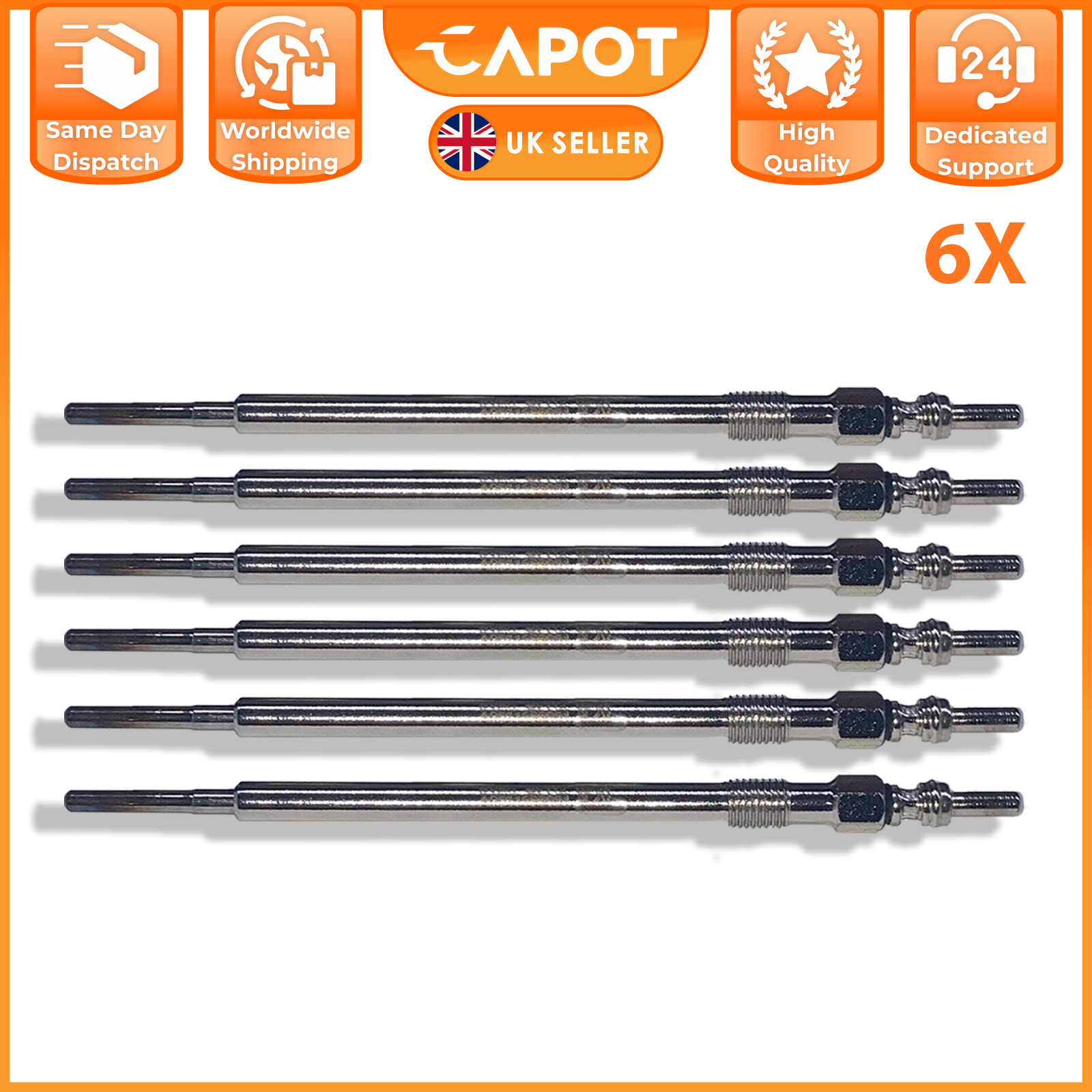 A0011595001  6X Glow Plugs 0011595001 5175756AA A0011597101 68102087AA 71775530