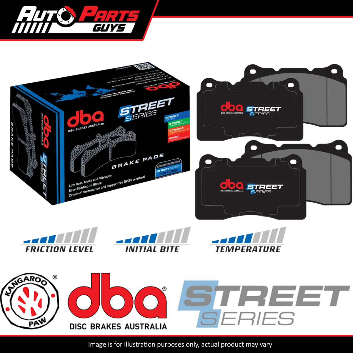 DBA Rear Street Series Brake Pads | Pontiac Vibe (03-08) (DB1429SS)