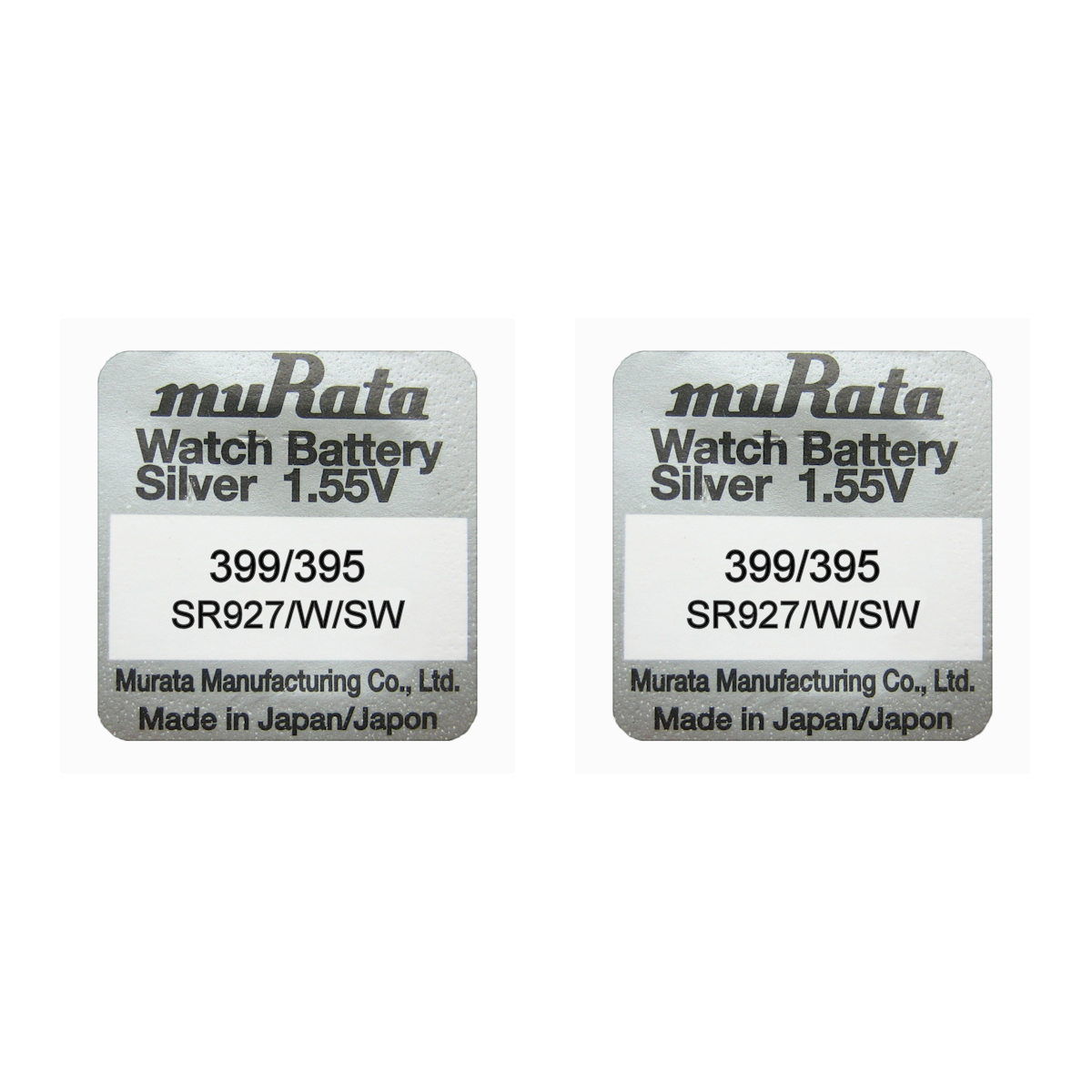Murata 395 399 SR927/W/SW SILVER OXIDE Watch Batteries SELECT 1 2 3 4 5 10 x QTY - Picture 3 of 8