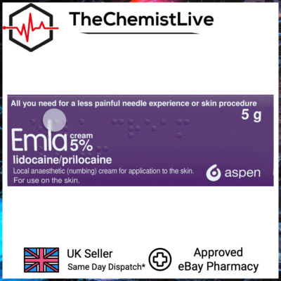 Emla Cream - 5g - Numbing Cream -  Local Anaesthetic - Picture 2 of 8