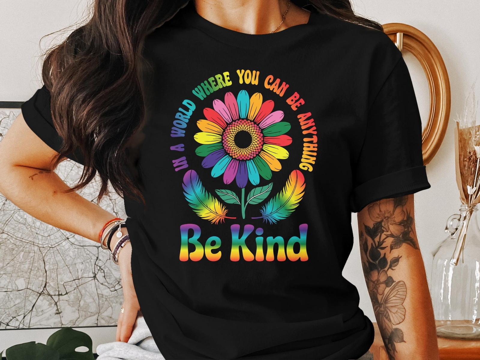 Be Kind T-Shirt – Inspirational Positive Message Tee for Mental Health & Kindnes