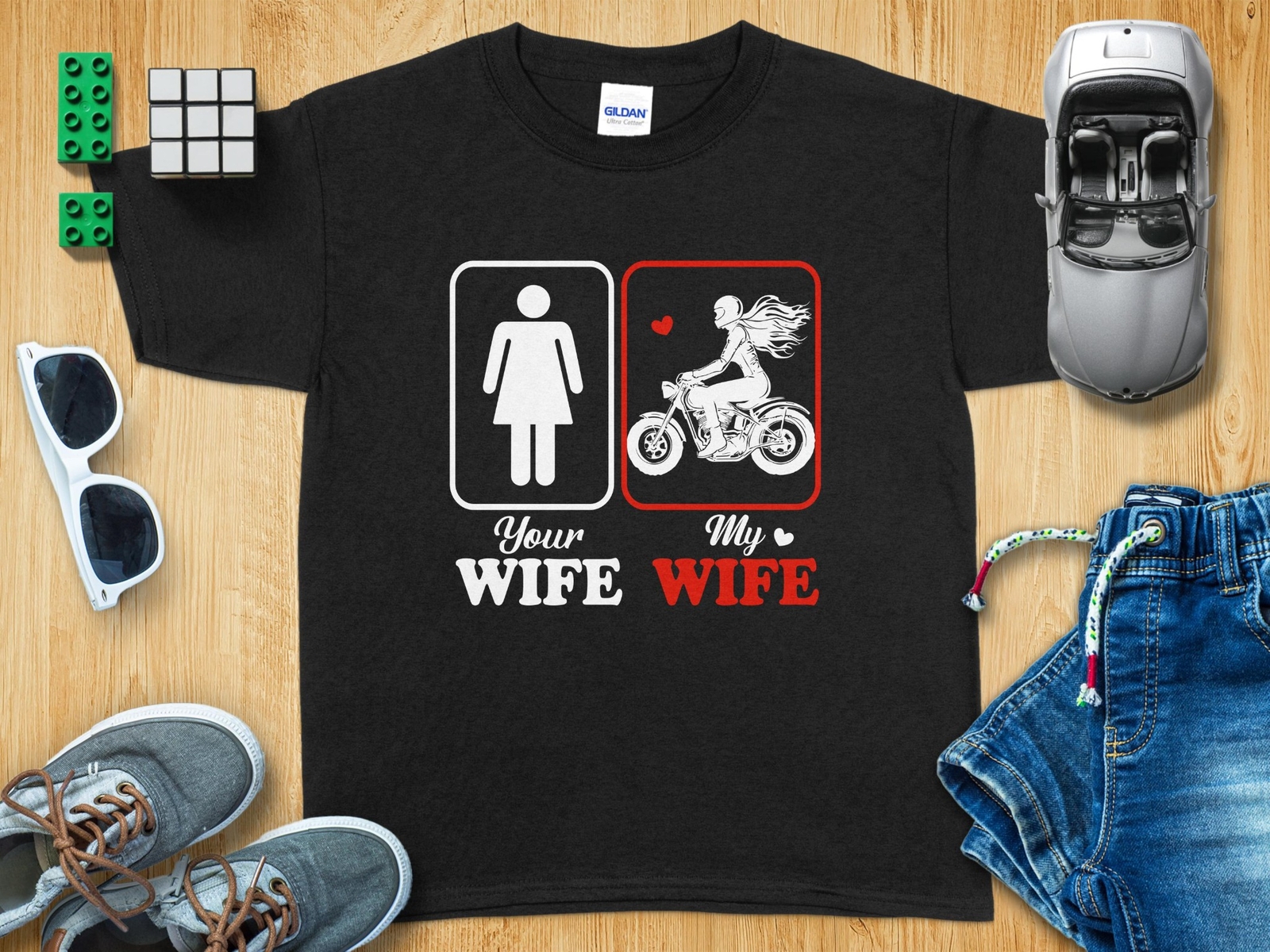Your Wife My Wife Funny T-Shirt, Gamer, Fitness, Biker Gift Shirt, Humor Tee