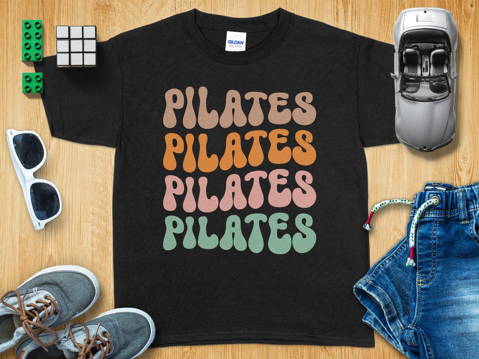 Pilates T-Shirt, Funny Yoga Workout Shirt, Gym Fitness Instructor Gift Tee