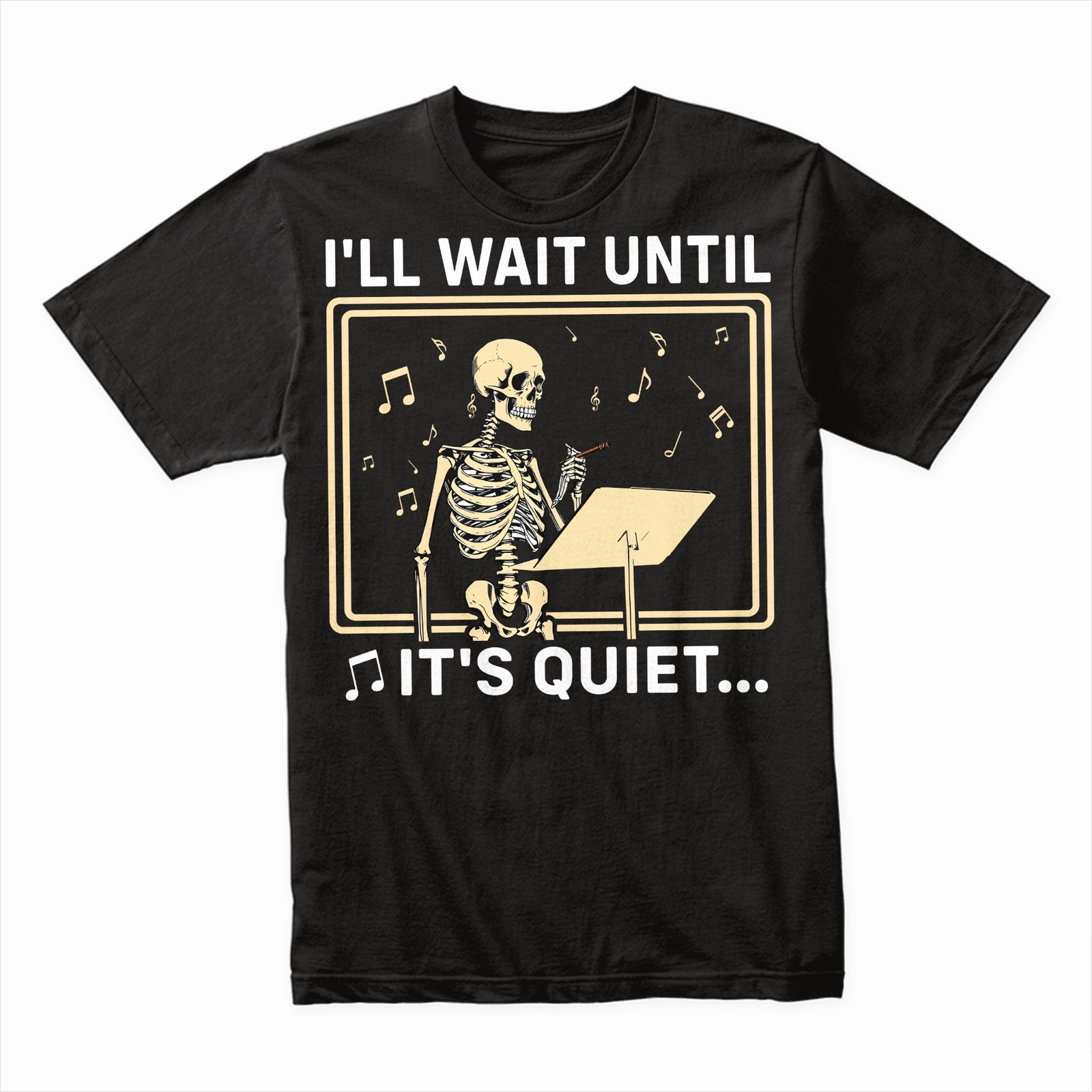 I’ll Wait Until It’s Quiet Funny Introvert Humor T-Shirt, Comfortable Gift Tee