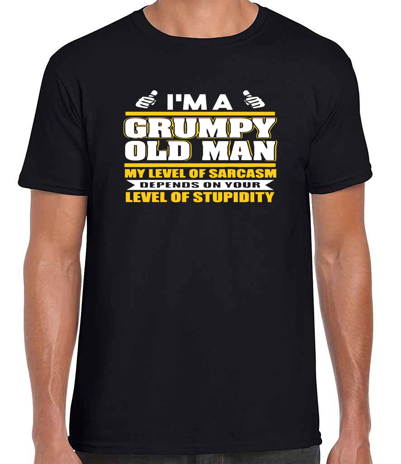 Grumpy Old Man Sarcasm T-Shirt, super comfy Ring spun Cotton | 6 Colours | S-XXL